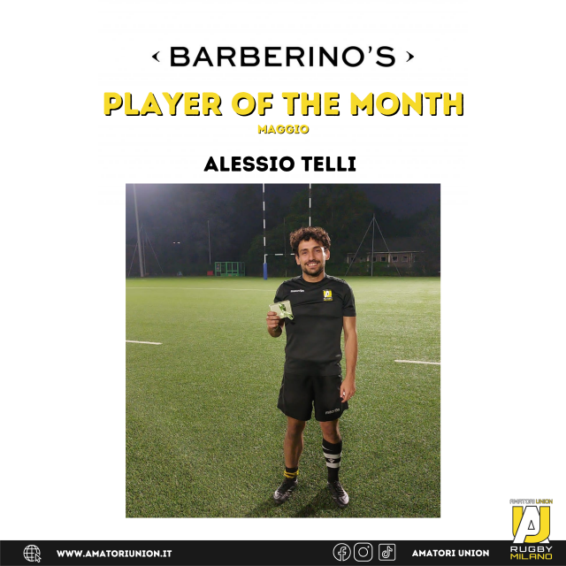 Alessio Telli è il Barberino’s player of the month di maggio
